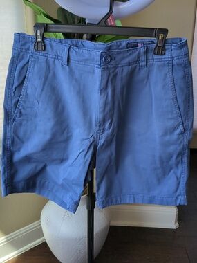Vineyard Vines Men's Slate Blue Flat Front Shorts